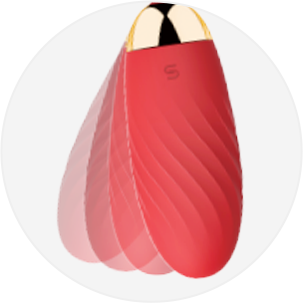 SVAKOM - Ella APP Egg Vibrator- Red photo-2