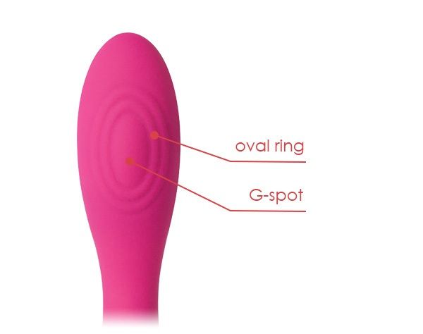 SVAKOM - Iris G-spot Vibrator - Plum Red photo-7