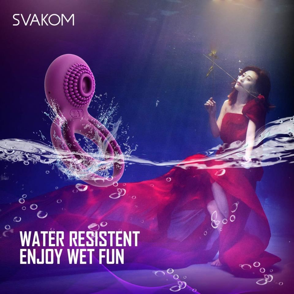 SVAKOM - Tammy Double Vibro Ring - Violet photo-11