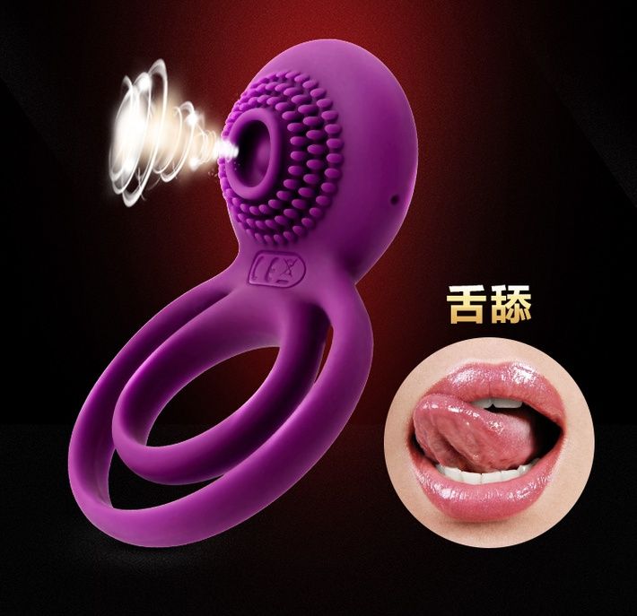 SVAKOM - Tammy Double Vibro Ring - Violet photo-17