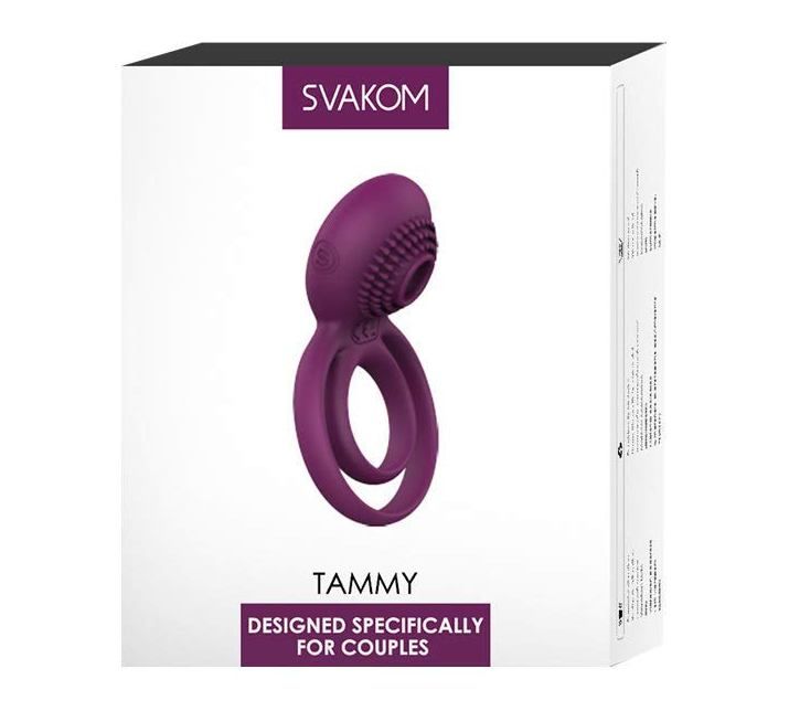 SVAKOM - Tammy Double Vibro Ring - Violet photo-25