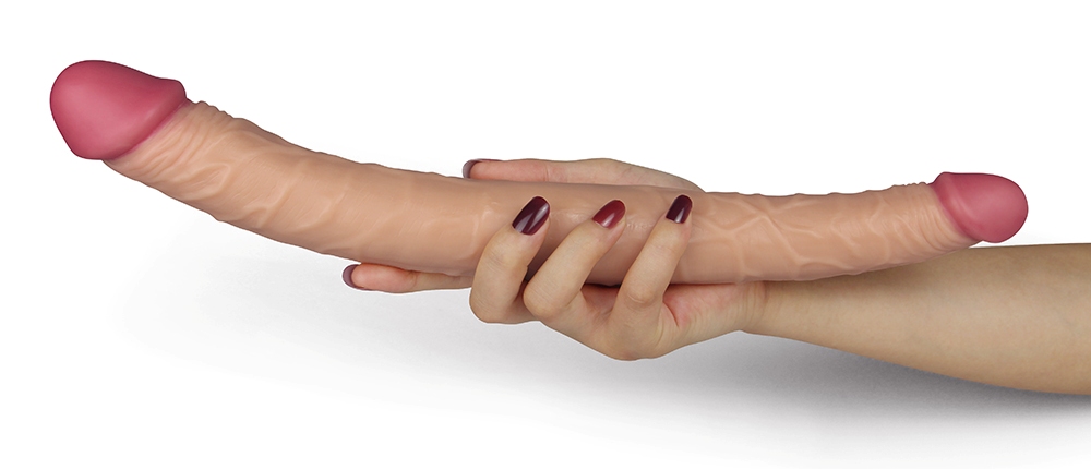 Lovetoy - King Size Ladykiller Double Dildo - Skin photo-3