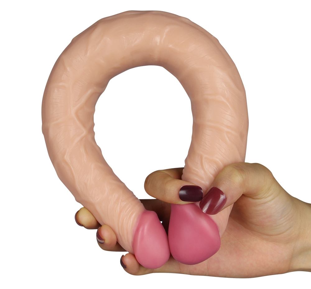 Lovetoy - King Size Ladykiller Double Dildo - Skin photo-5