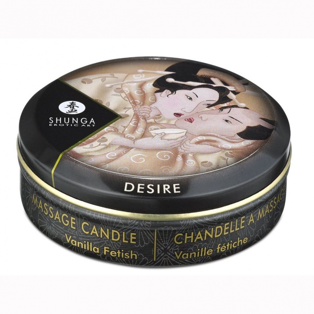 Shunga - Desire Massage Candle Vanilla Fetish - 30ml photo-2