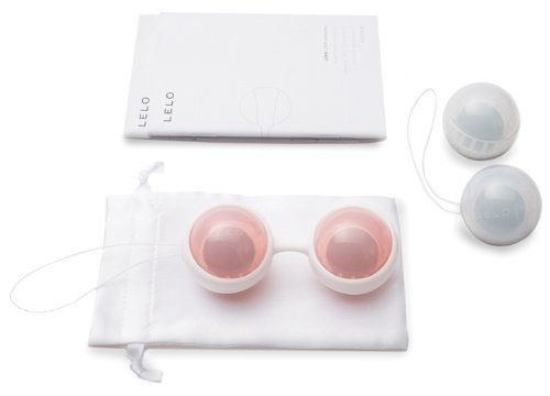 Lelo - Luna Mini Kegel Balls - Petal Pink/Powder Blue photo-8