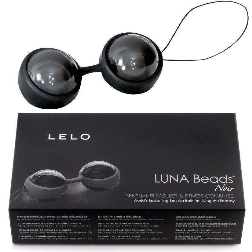 Lelo - Luna Beads Noir Kegel Balls - Black photo-12