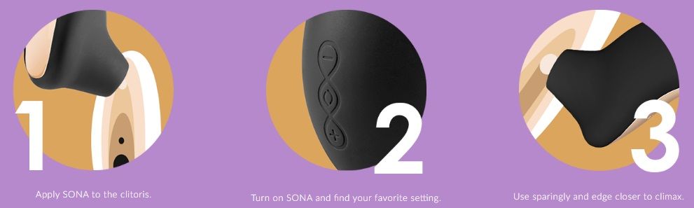 Lelo - Sona Clitoris Massager - Black photo-8