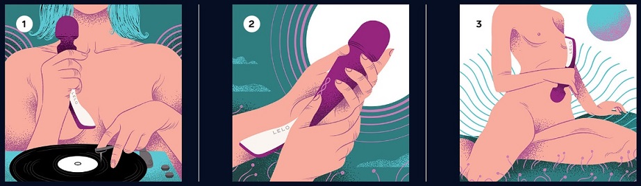 Lelo - Smart Wand 2 Large - Deep Rose photo-3