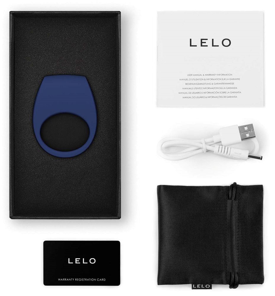 Lelo - Tor 3 APP Ring - Base Blue photo-6
