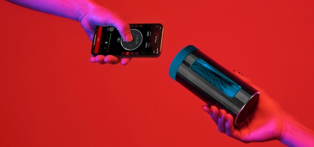 Lelo - F1S V3 XL APP Sonic Pulse Masturbator - Red photo-2