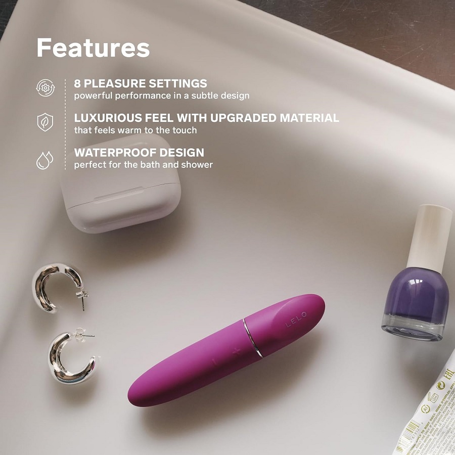 Lelo - Mia 3 Mini Vibrator - Deep Rose photo-3
