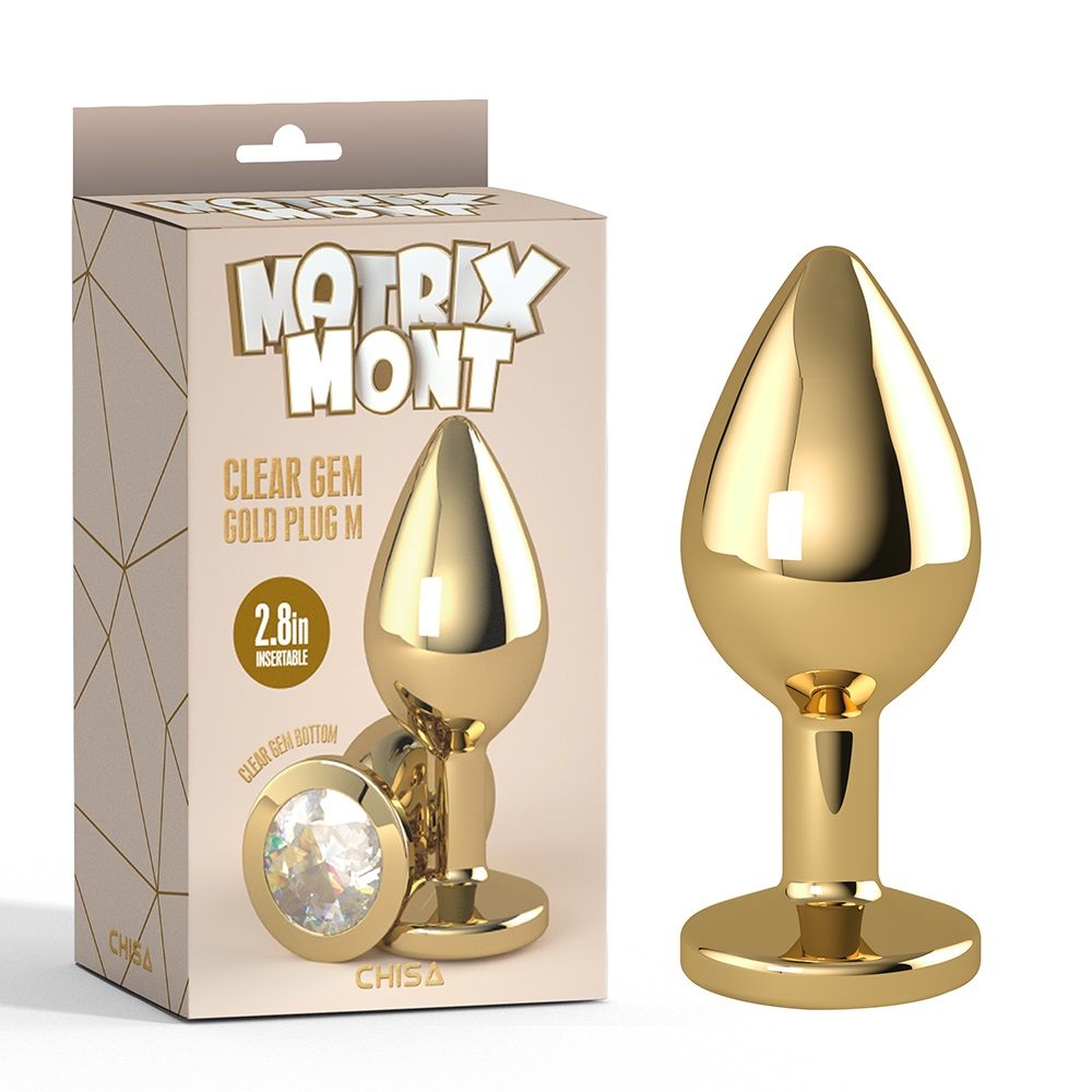 Chisa - Gem Metal Plug M - Clear photo-5
