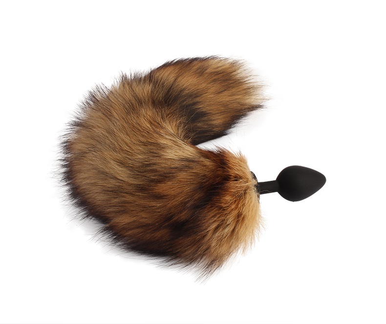 Chisa - Fuffy Fox Plug - Brown photo-3