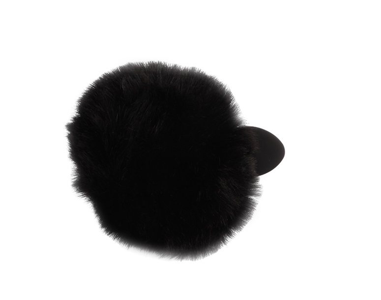 Chisa - Bunny Tail Butt Plug - Black photo-4 Chisa - Bunny Tail Butt Plug - Black photo-4