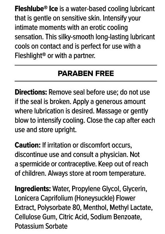 Fleshlight - Fleshlube Ice - 118ml photo-4