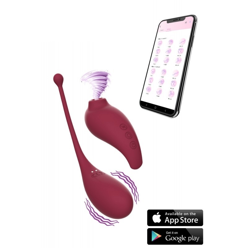 Adrien Lastic - Inspiration App Controlled Egg & Stimulator - Red photo-2