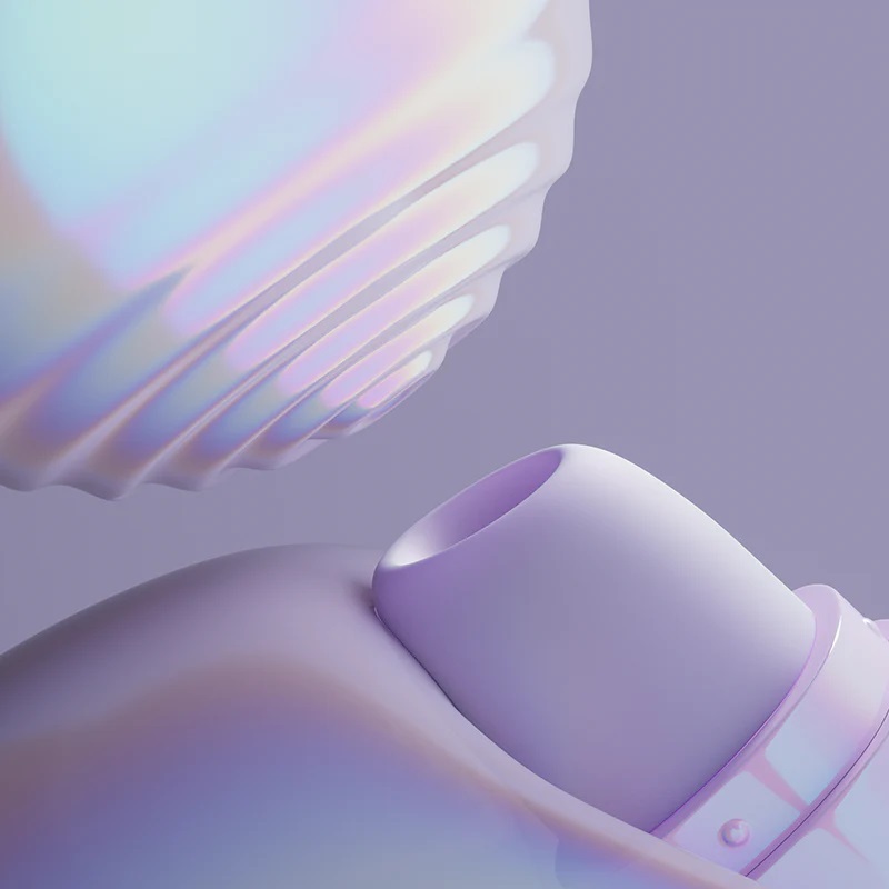 Zalo - Lia Suction Massager - Floral White photo-7 Zalo - Lia Suction Massager - Floral White photo-7