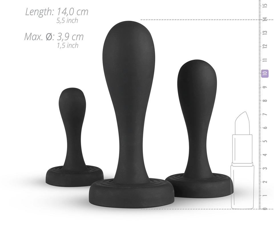 BUTTR - Butt Kickers Plugs Set - Black photo-8