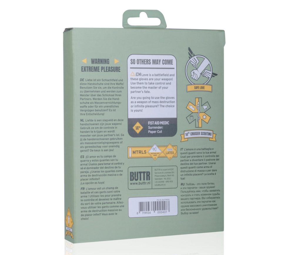 BUTTR - Gauntlets Fisting Gloves - Black photo-3