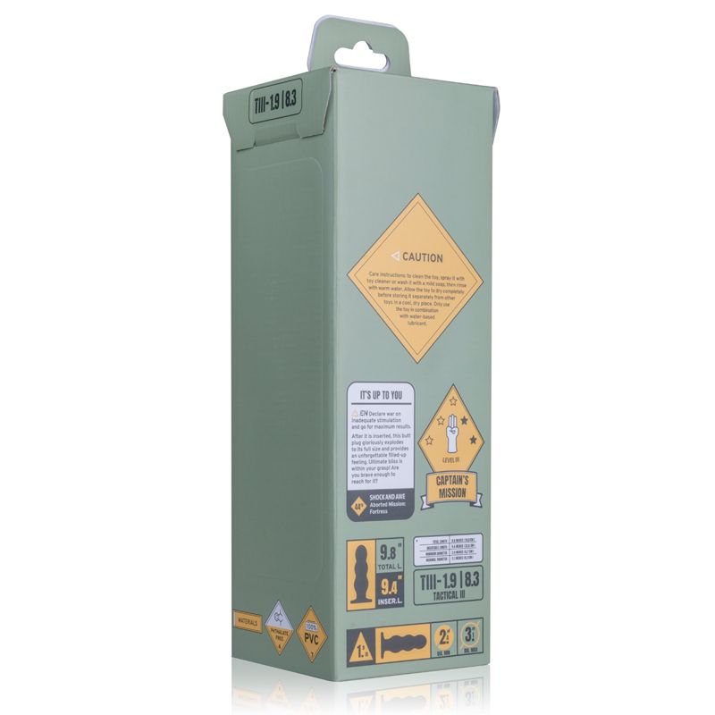 BUTTR - Tactical III Butt Plug - Black photo-6