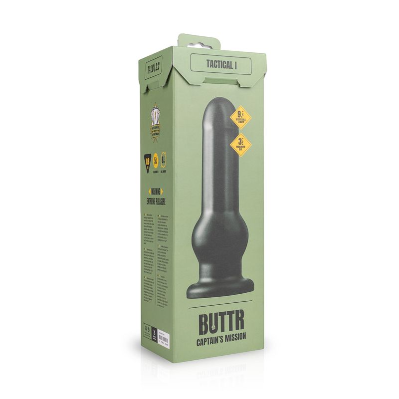 BUTTR - Tactical I Dildo - Black photo-6