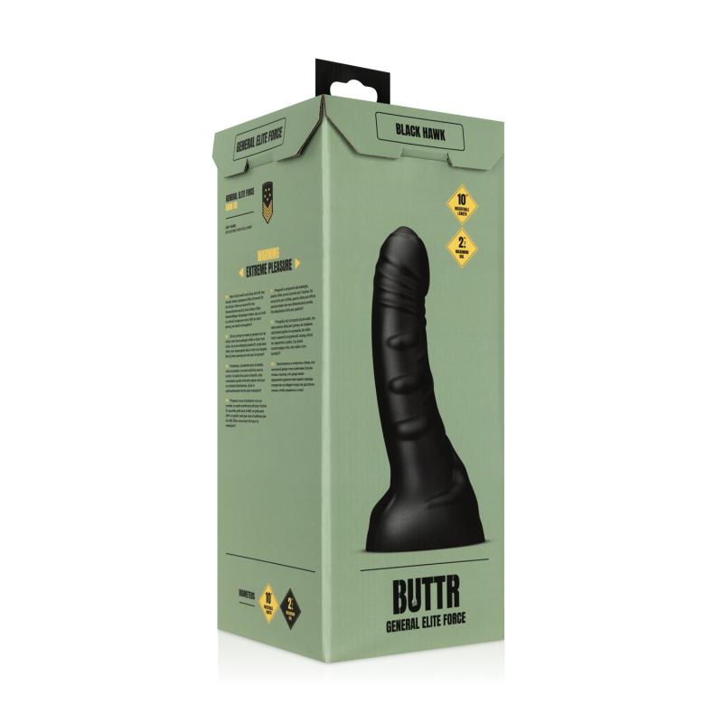 BUTTR - Black Hawk Curved Dildo photo-10