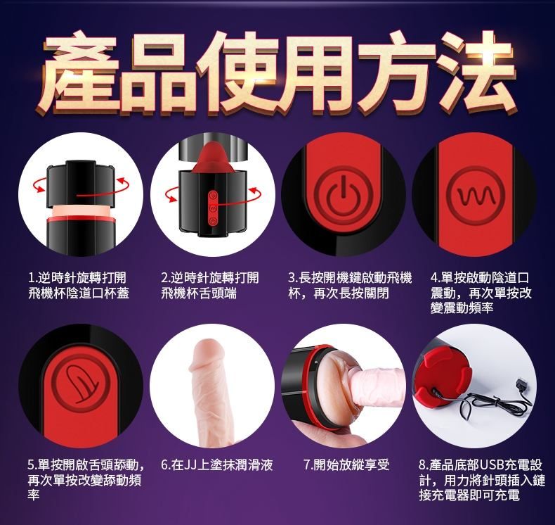 MyToys - FrenchKiss Masturbator w/Tongue - Black photo-19