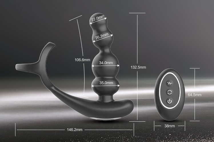 MyToys - MyRevo Plug w Remote - Black photo-9 MyToys - MyRevo Plug w Remote - Black photo-9