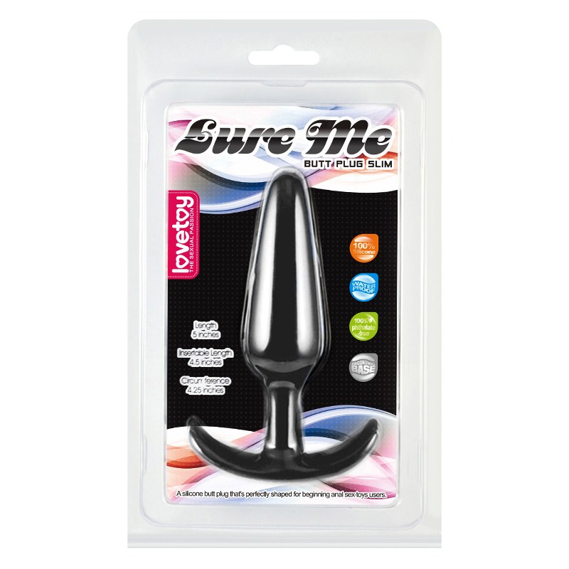 Lovetoy - Lure Me Classic Anal Plug L - Black photo-8