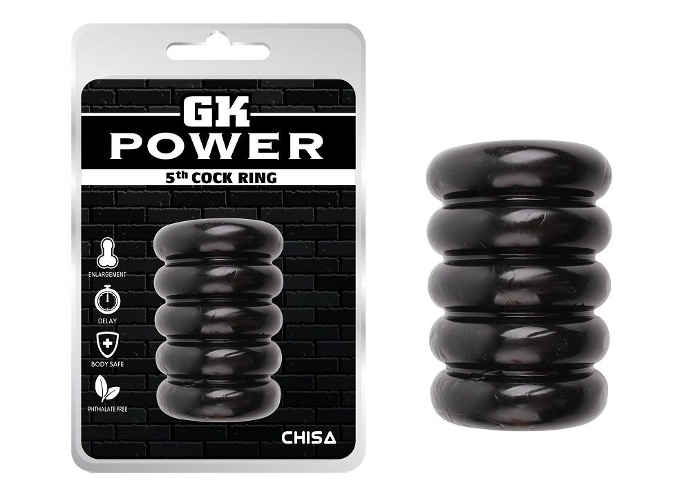 Chisa - 5th Cock Ring - Black photo-2