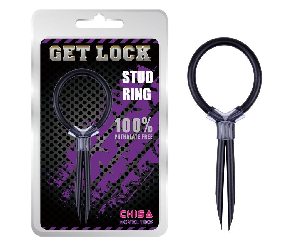 Chisa - Stud Ring - Black photo-2