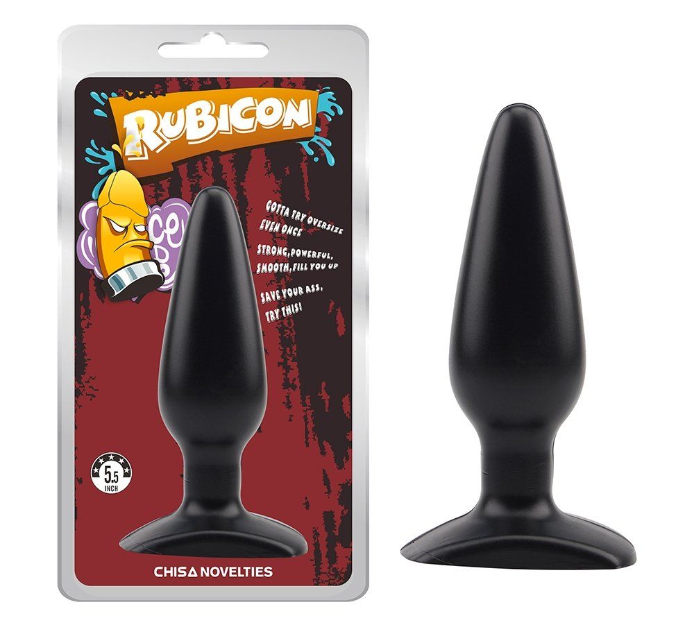 Chisa - Anal Plug 5.3″ - Black photo-6