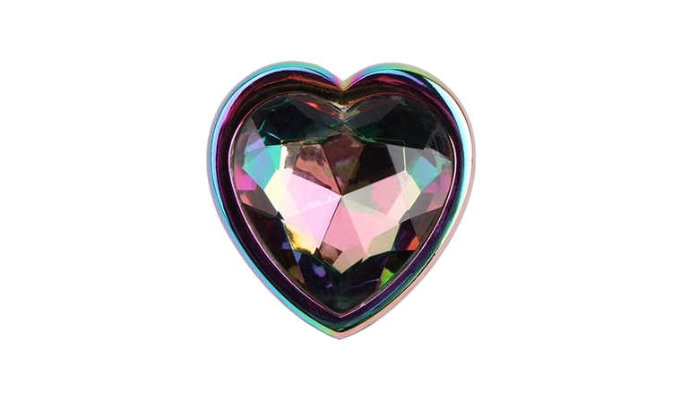 Chisa - Heart Butt Plug - Rainbow photo-4