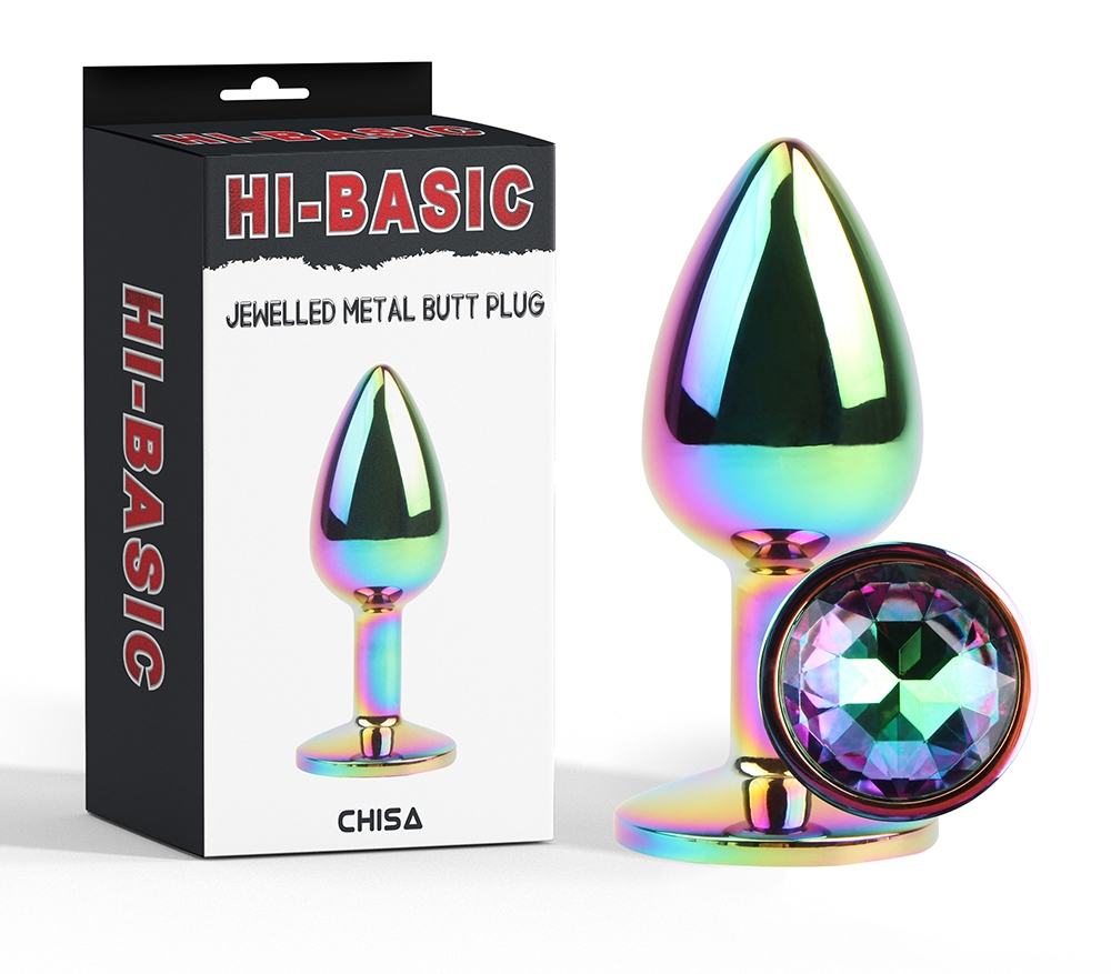 Chisa - Jewelled Butt Plug - Rainbow photo-5