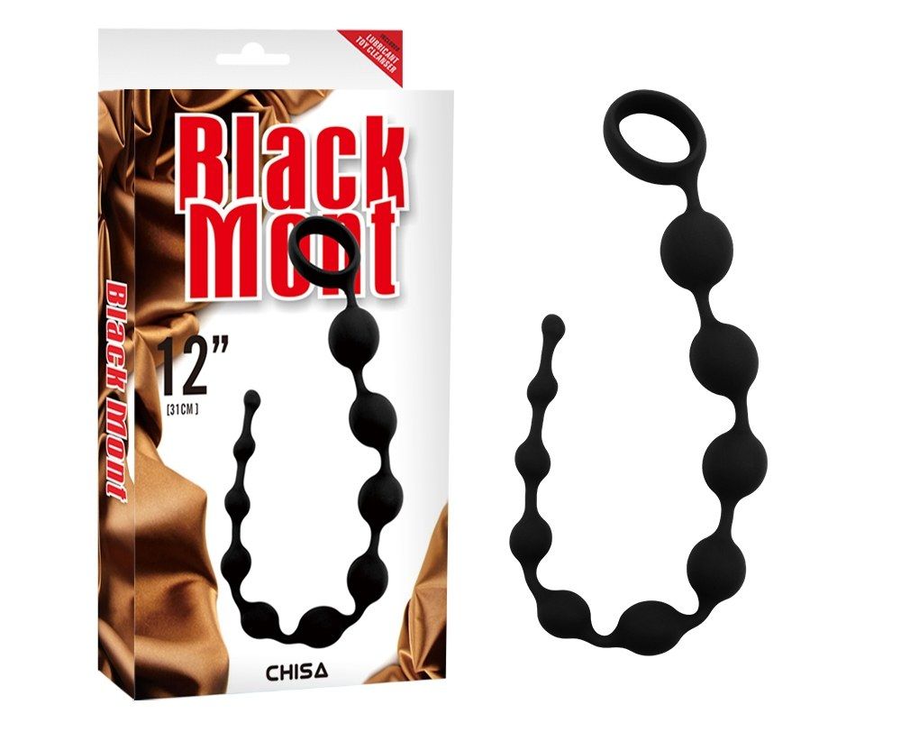 Chisa - Playful Anal Beads - Black photo-2