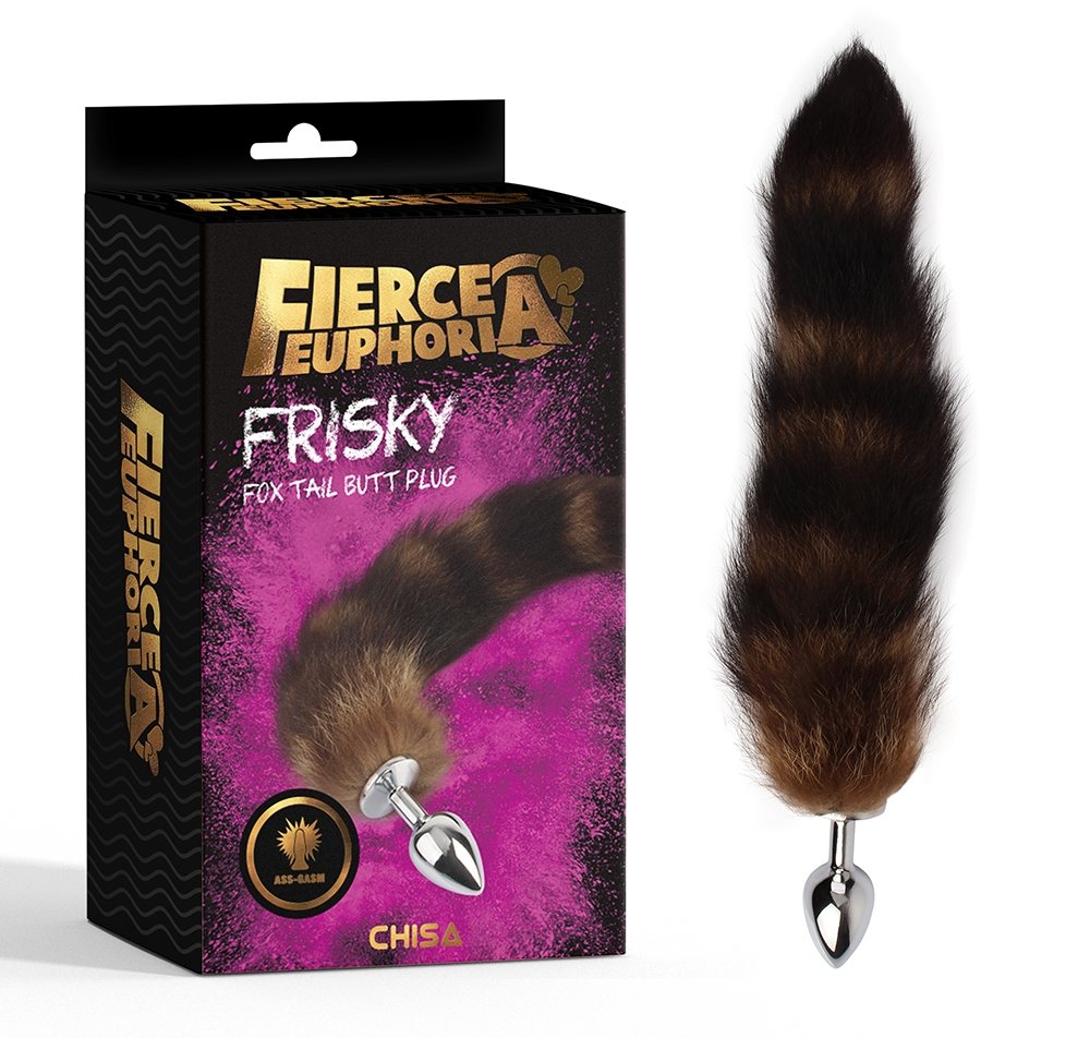 Chisa - Frisky Fox Tail Butt Plug - Brown photo-5