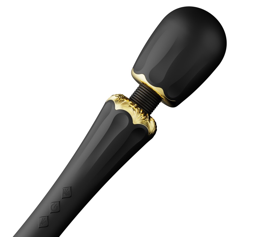 Zalo - Kyro Wand Massager - Obsidian Black photo-6 Zalo - Kyro Wand Massager - Obsidian Black photo-6