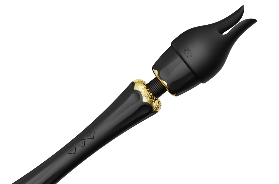 Zalo - Kyro Wand Massager - Obsidian Black photo-8 Zalo - Kyro Wand Massager - Obsidian Black photo-8