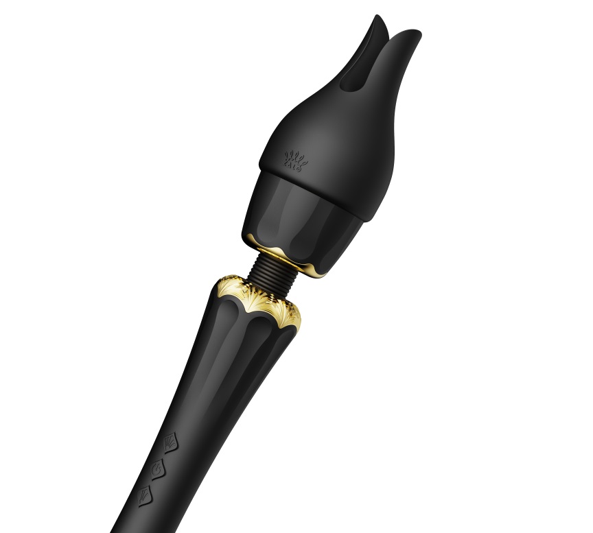 Zalo - Kyro Wand Massager - Obsidian Black photo-10 Zalo - Kyro Wand Massager - Obsidian Black photo-10