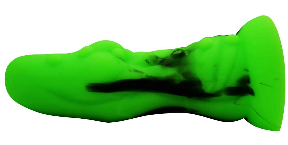 FAAK - Aligator Dildo - Green/Black photo-9