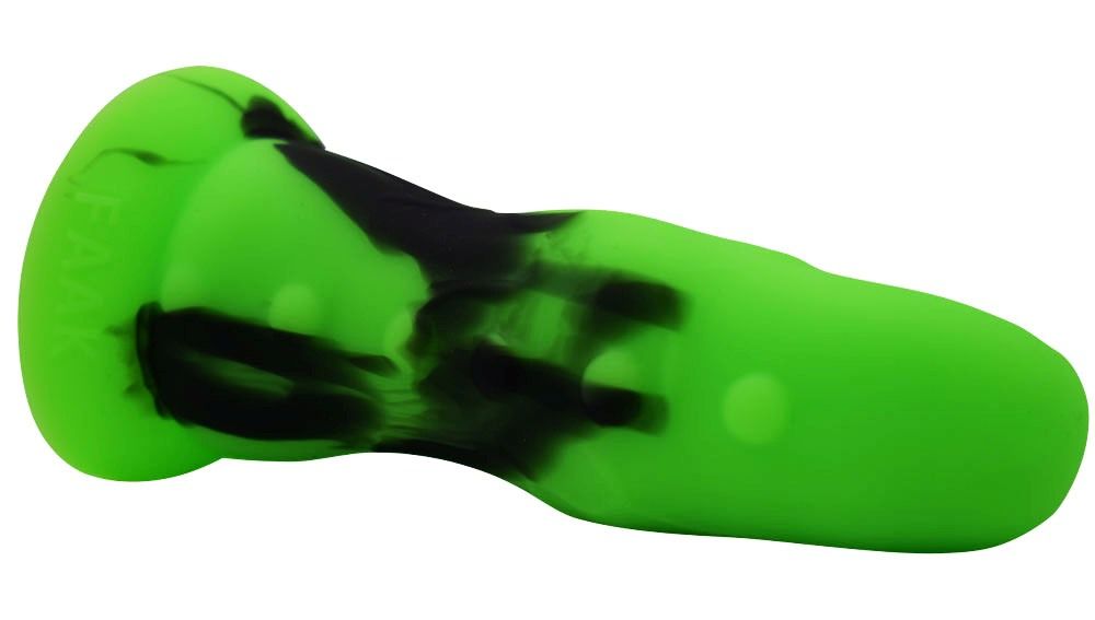 FAAK - Aligator Dildo - Green/Black photo-12