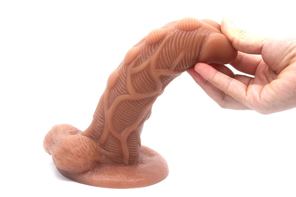 FAAK - Bumpy Dual Layer Dildo - Skin photo-5