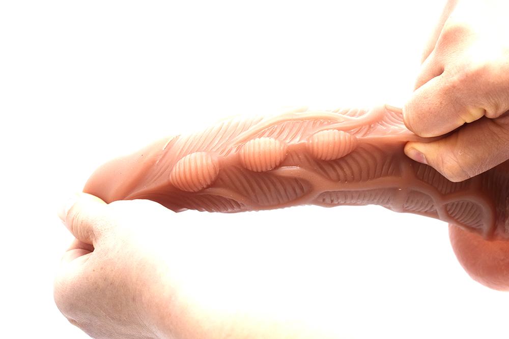 FAAK - Bumpy Dual Layer Dildo - Skin photo-6