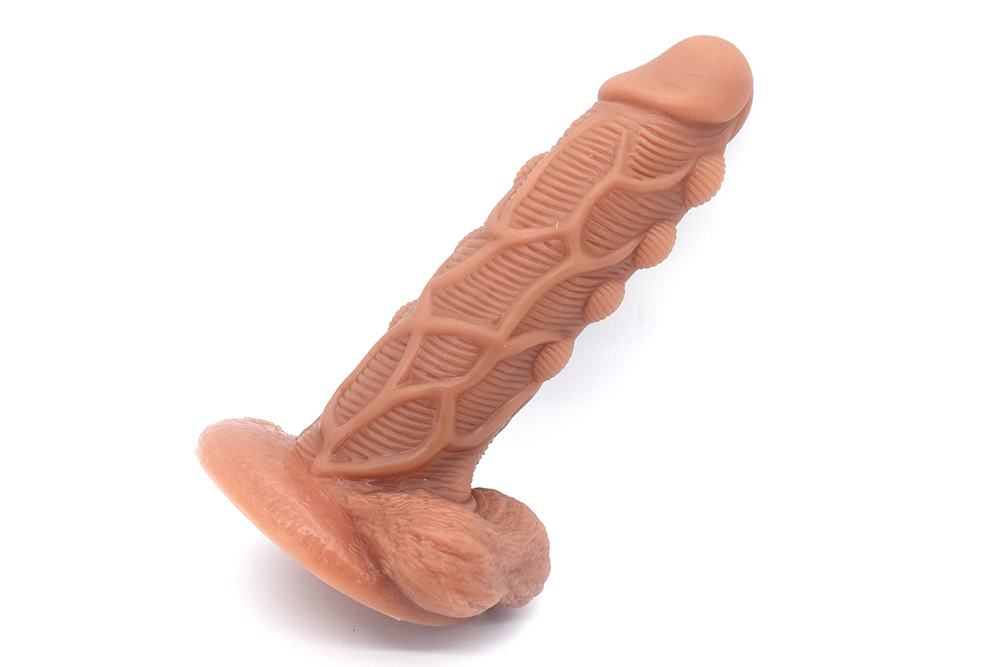 FAAK - Bumpy Dual Layer Dildo - Skin photo-8
