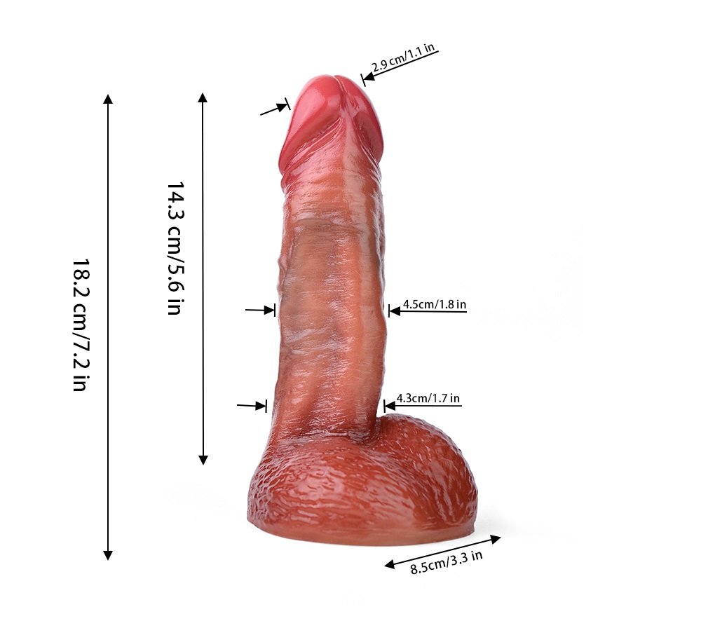 FAAK - Ramses Realistic Dildo - Black photo-12
