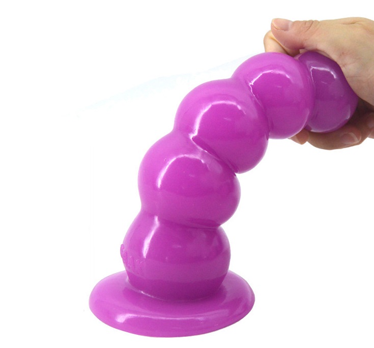 FAAK - Beads Anal Plug - Purple photo-3