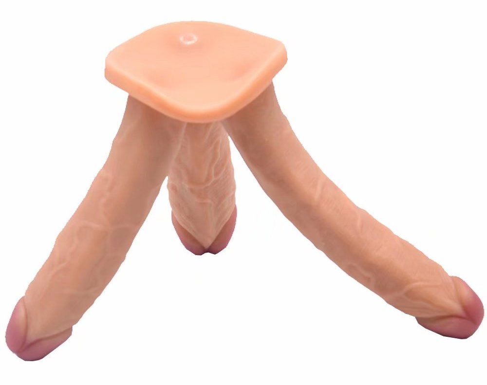 FAAK - Three Heads Dildo - Skin photo-7