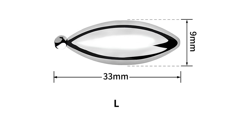 FAAK - Steel Anal Plug w Cock Ring L photo-6