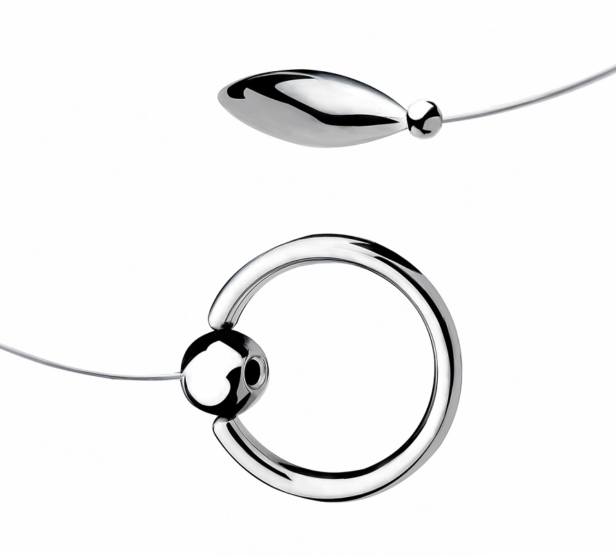 FAAK - Steel Anal Plug w Cock Ring M photo-2