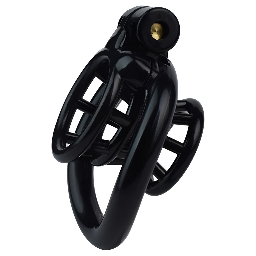 FAAK - Resin Chastity Cage 217 - Black photo-2 FAAK - Resin Chastity Cage 217 - Black photo-2